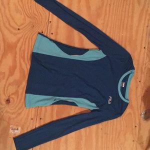 Fila teal sport shirt